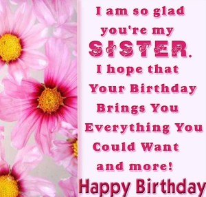 150+ Sister Birthday Wishes, Images, Messages, Quotes and Cards