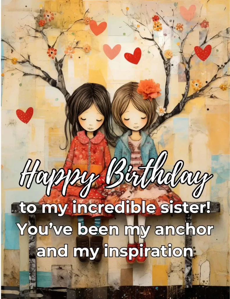 Birthday wishes for sister images